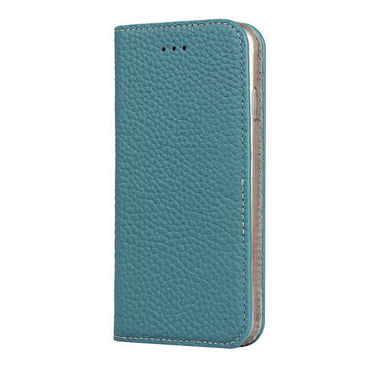 For iPhone SE 2022 / SE 2020 / 8 / 7 Litchi Genuine Leather Phone Case(Sky Blue) by buy2fix