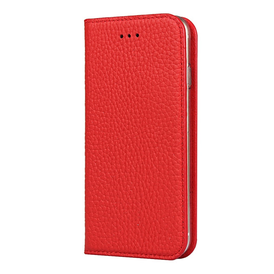 For iPhone SE 2022 / SE 2020 / 8 / 7 Litchi Genuine Leather Phone Case(Red) by buy2fix