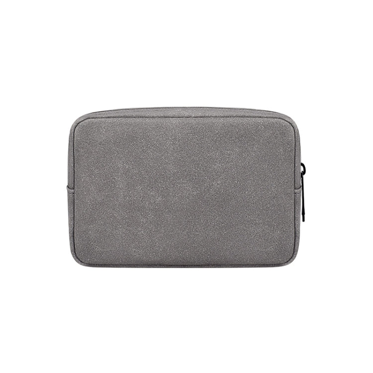 DY04 Portable Digital Accessory Frosted PU Bag(Dark Grey) by buy2fix