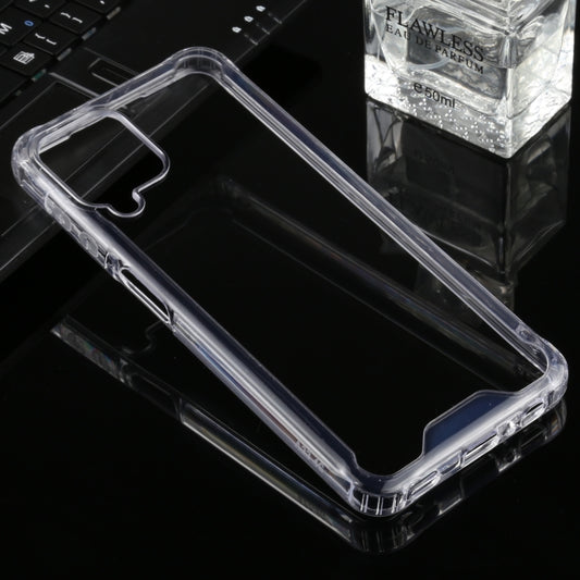 For Samsung Galaxy A22 4G Four-corner Shockproof Transparent TPU + PC Protective Case by buy2fix