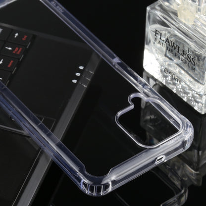 For Samsung Galaxy A22 4G Four-corner Shockproof Transparent TPU + PC Protective Case by buy2fix