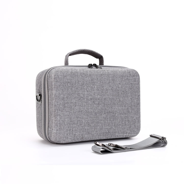 Grey Canvas Single Shoulder Storage Bag Shockproof Waterproof Travel Carrying Cover Hard Case for FIMI X8 Mini(Black + Black Liner) - DJI & GoPro Accessories by buy2fix | Online Shopping UK | buy2fix