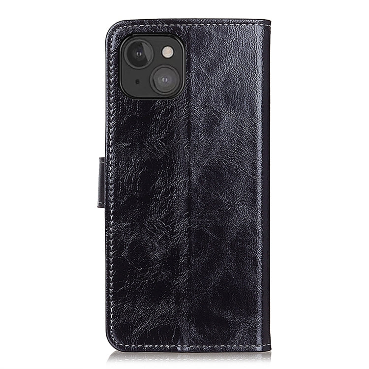 For iPhone 13 mini Retro Crazy Horse Texture Horizontal Flip Leather Case with Holder & Card Slots & Photo Frame & Wallet (Black) by buy2fix