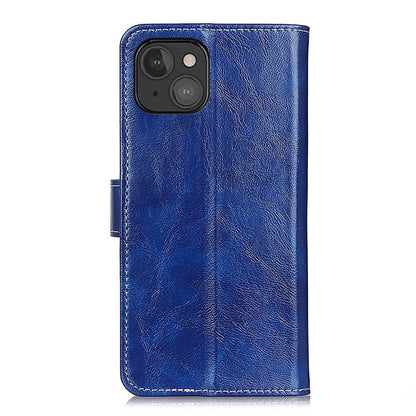 For iPhone 13 mini Retro Crazy Horse Texture Horizontal Flip Leather Case with Holder & Card Slots & Photo Frame & Wallet (Blue) by buy2fix