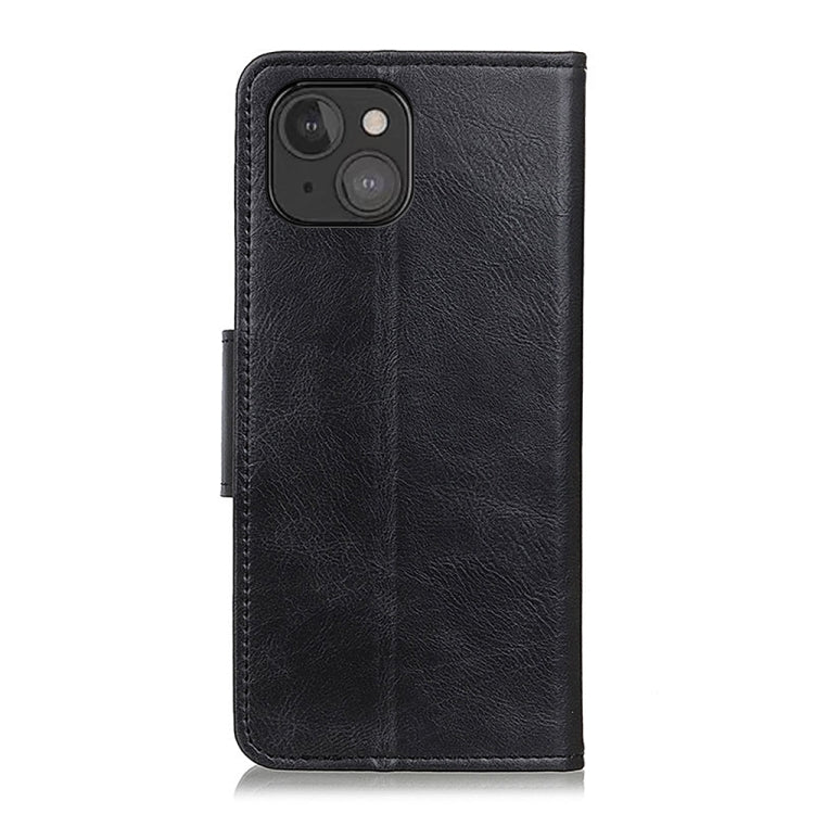 For iPhone 13 mini Mirren Crazy Horse Texture Horizontal Flip Leather Case with Holder & Card Slots & Wallet (Black) by buy2fix