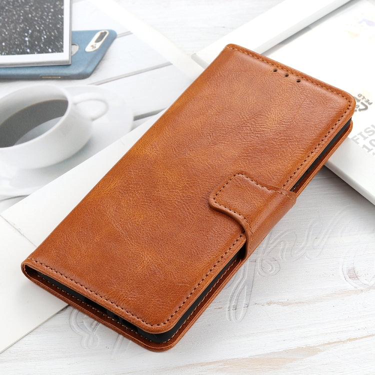 For iPhone 13 mini Mirren Crazy Horse Texture Horizontal Flip Leather Case with Holder & Card Slots & Wallet (Brown) by buy2fix