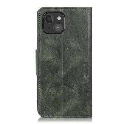 For iPhone 13 mini Mirren Crazy Horse Texture Horizontal Flip Leather Case with Holder & Card Slots & Wallet (Green) by buy2fix