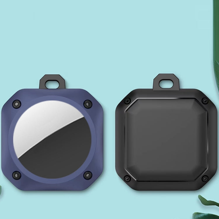 Thunderbolt Acrylic Protective Cover Case For AirTag(Blue) by buy2fix