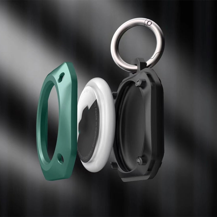 Thunderbolt Acrylic Protective Cover Case For AirTag(Blue) by buy2fix