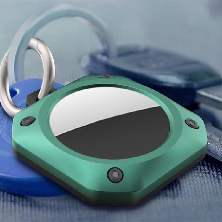 Thunderbolt Acrylic Protective Cover Case For AirTag(Blue) by buy2fix