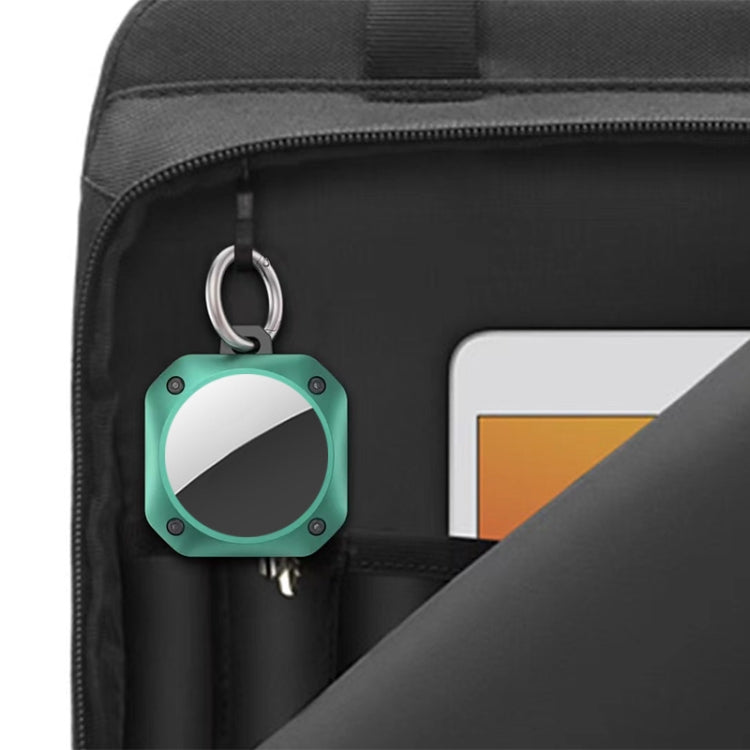 Thunderbolt Acrylic Protective Cover Case For AirTag(Blue) by buy2fix