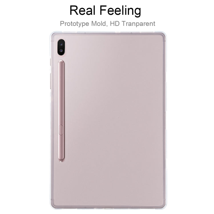 For Galaxy Tab S6 T860 0.75mm Ultrathin Outside Glossy Inside Frosted TPU Soft Protective Case by buy2fix
