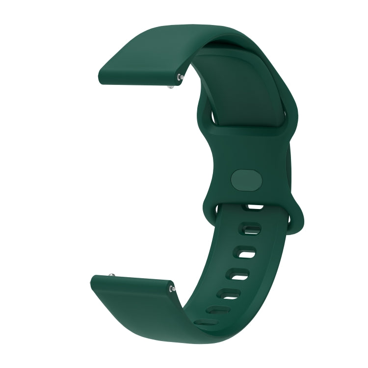 For Huawei Watch 3 / Watch 3 Pro Internal Reverse Buckle Silicone Watch Band, Size:22mm(Green) by buy2fix
