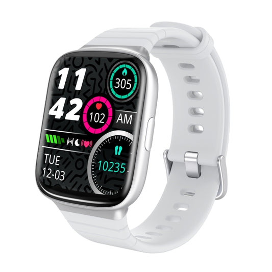CS169 1.69 inch IPS Screen 5ATM Waterproof Sport Smart Watch, Support Sleep Monitoring / Heart Rate Monitoring / Sport Mode / Incoming Call & Information Reminder(White) - Smart Wear by buy2fix | Online Shopping UK | buy2fix