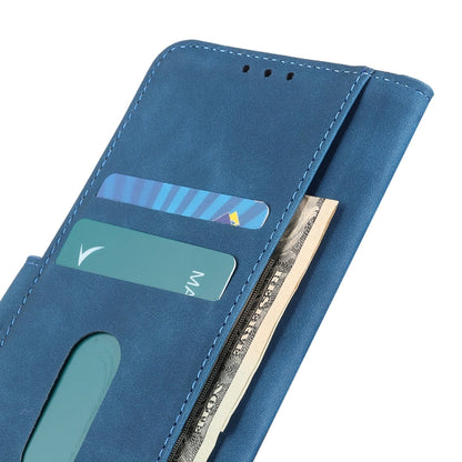 For Samsung Galaxy M32 KHAZNEH Retro Texture PU + TPU Horizontal Flip Leather Case with Holder & Card Slots & Wallet(Blue) by buy2fix