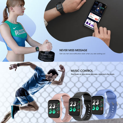 CS201C 1.3 inch IPS Color Screen 5ATM Waterproof Sport Smart Watch, Support Sleep Monitoring / Heart Rate Monitoring / Sport Mode / Call Reminder(Blue) - Smart Wear by buy2fix | Online Shopping UK | buy2fix