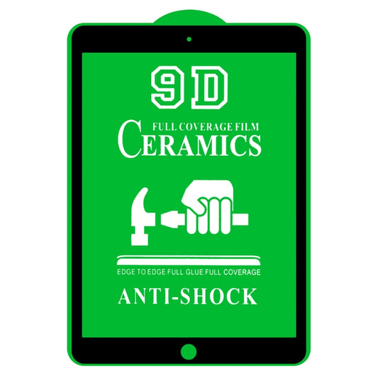 9D Full Screen Full Glue Ceramic Film For iPad 10.2 2021 / 2020 / 2019 by buy2fix