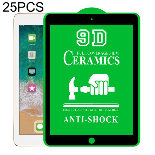 25 PCS 9D Full Screen Full Glue Ceramic Film For iPad Pro 9.7 inch - More iPad Tempered Glass by buy2fix | Online Shopping UK | buy2fix