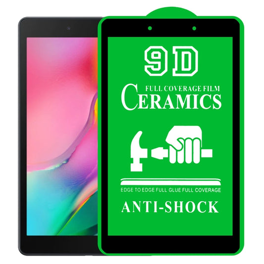 For Samsung Galaxy Tab A 8.0 2019 T290/T295 9D Full Screen Full Glue Ceramic Film - For Samsung Tab by buy2fix | Online Shopping UK | buy2fix