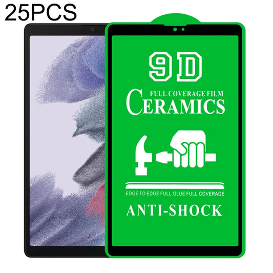 For Samsung Galaxy Tab A7 Lite 8.7 inch T225 25 PCS 9D Full Screen Full Glue Ceramic Film - For Samsung Tab by buy2fix | Online Shopping UK | buy2fix