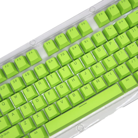 HXSJ P9 104 Keys PBT Color Mechanical Keyboard Keycaps(Green) by HXSJ