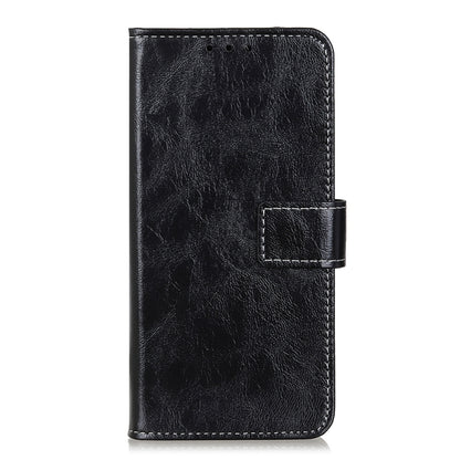 For Samsung Galaxy M32 Retro Crazy Horse Texture Horizontal Flip Leather Case with Holder & Card Slots & Photo Frame & Wallet(Black) by buy2fix
