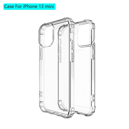 For iPhone 13 mini Shockproof Transparent TPU Protective Case (Transparent) - iPhone 13 mini Cases by buy2fix | Online Shopping UK | buy2fix