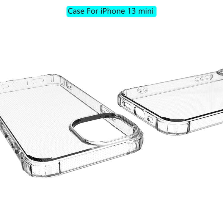 For iPhone 13 mini Shockproof Transparent TPU Protective Case (Transparent) - iPhone 13 mini Cases by buy2fix | Online Shopping UK | buy2fix