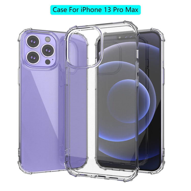 For iPhone 13 Pro Max Shockproof Transparent TPU Protective Case (Transparent) - iPhone 13 Pro Max Cases by buy2fix | Online Shopping UK | buy2fix