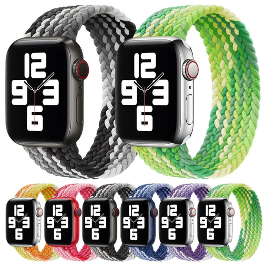 Single Loop Weaving Nylon Watch Band, Size: XS 128mm For Apple Watch Series 9&8&7 41mm / SE 3&SE 2&6&SE&5&4 40mm / 3&2&1 38mm(Strawberry Red) by buy2fix