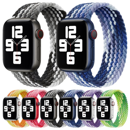 Single Loop Weaving Nylon Watch Band, Size: M 155mm For Apple Watch Ultra 49mm&Watch Ultra 2 49mm / Series 9&8&7 45mm / SE 3&SE 2&6&SE&5&4 44mm / 3&2&1 42mm(Blueberry) - Watch Bands by buy2fix | Online Shopping UK | buy2fix