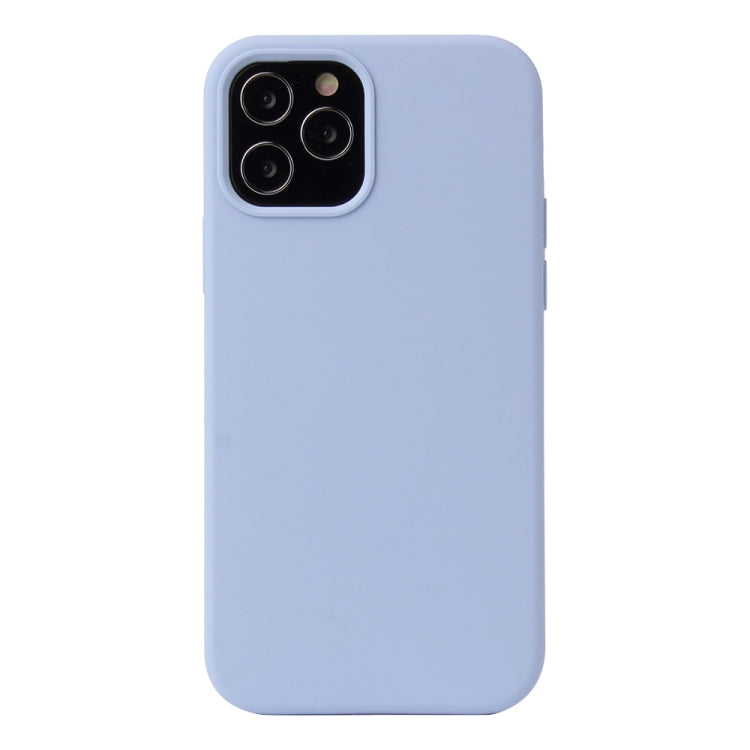 For iPhone 13 mini Solid Color Liquid Silicone Shockproof Protective Case (Lilac Purple) - iPhone 13 mini Cases by buy2fix | Online Shopping UK | buy2fix