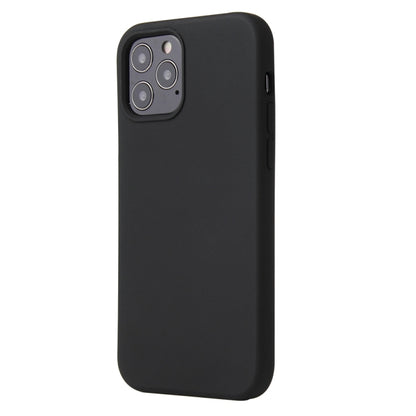 For iPhone 13 mini Solid Color Liquid Silicone Shockproof Protective Case (Black) - iPhone 13 mini Cases by buy2fix | Online Shopping UK | buy2fix