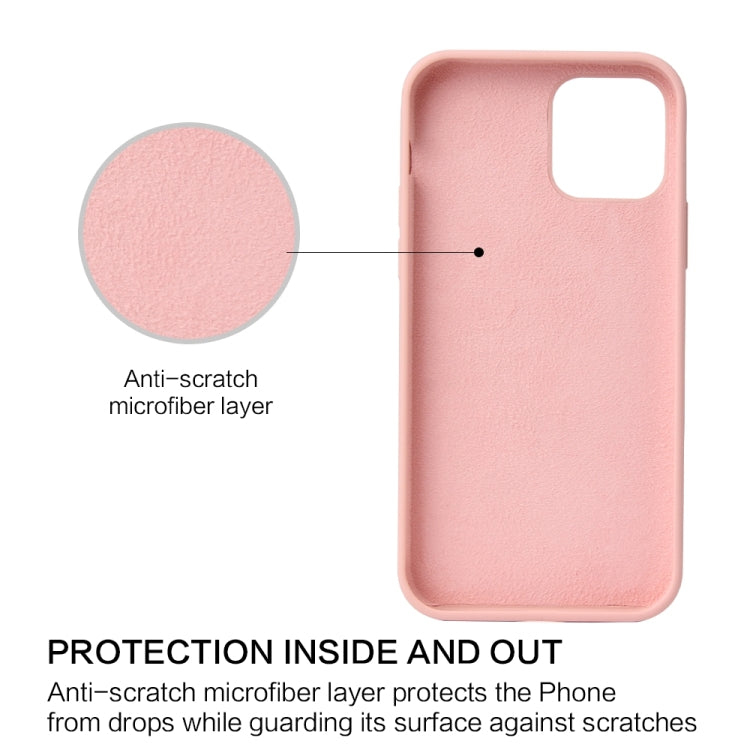 For iPhone 13 mini Solid Color Liquid Silicone Shockproof Protective Case (Sakura Pink) - iPhone 13 mini Cases by buy2fix | Online Shopping UK | buy2fix