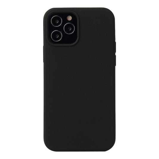 For iPhone 13 Solid Color Liquid Silicone Shockproof Protective Case(Black) - iPhone 13 Cases by buy2fix | Online Shopping UK | buy2fix
