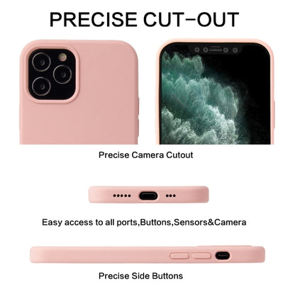 For iPhone 13 Solid Color Liquid Silicone Shockproof Protective Case(Sakura Pink) - iPhone 13 Cases by buy2fix | Online Shopping UK | buy2fix