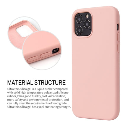 For iPhone 13 Pro Max Solid Color Liquid Silicone Shockproof Protective Case (Coral Red) - iPhone 13 Pro Max Cases by buy2fix | Online Shopping UK | buy2fix