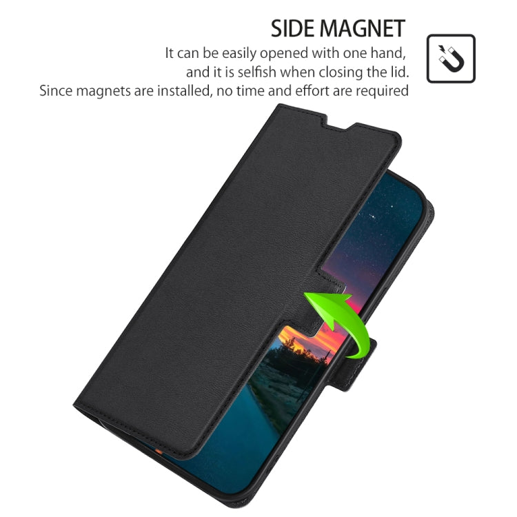 Ultra-thin Voltage Side Buckle PU + TPU Horizontal Flip Leather Case with Holder & Card Slot For iPhone 11(Black) - iPhone 11 Cases by buy2fix | Online Shopping UK | buy2fix