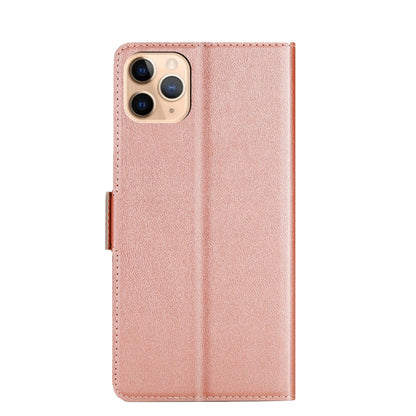 Ultra-thin Voltage Side Buckle PU + TPU Horizontal Flip Leather Case with Holder & Card Slot For iPhone 11 Pro Max(Rose Gold) - iPhone 11 Pro Max Cases by buy2fix | Online Shopping UK | buy2fix