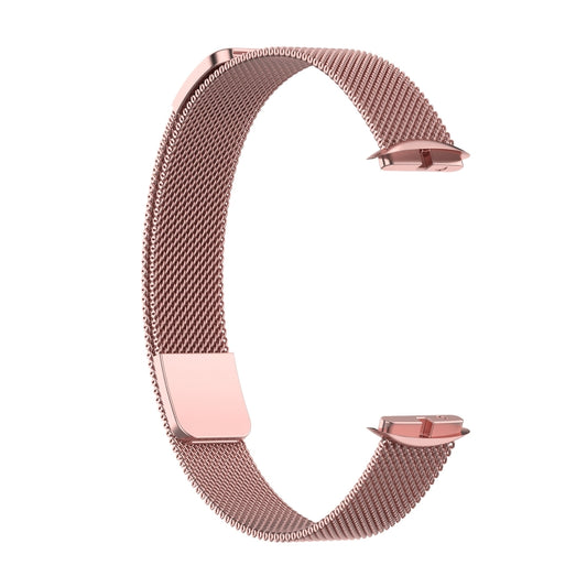 For Fitbit Luxe Special Edition Milanese Metal Magnetic Watch Band(Pink) by buy2fix