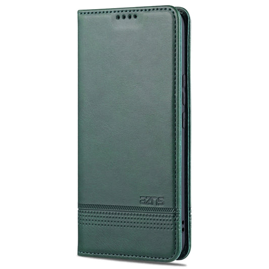 For Honor 50 AZNS Magnetic Calf Texture Horizontal Flip Leather Case with Card Slots & Holder & Wallet(Dark Green) by AZNS