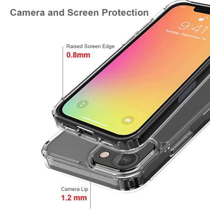 For iPhone 13 mini Shockproof Scratchproof TPU + Acrylic Protective Case (Black) - iPhone 13 mini Cases by buy2fix | Online Shopping UK | buy2fix