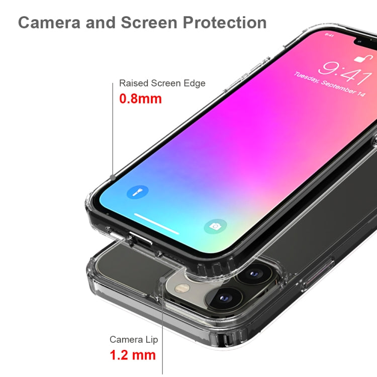 For iPhone 13 Pro Max Shockproof Scratchproof TPU + Acrylic Protective Case (Transparent) - iPhone 13 Pro Max Cases by buy2fix | Online Shopping UK | buy2fix