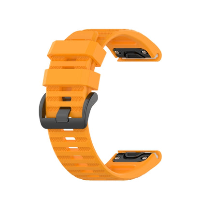 For Garmin Fenix 6 22mm Smart Watch Quick Release Silicon Watch Band(Yellow) - Watch Bands by buy2fix | Online Shopping UK | buy2fix