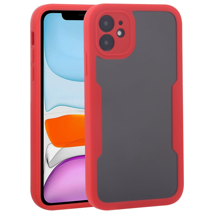 For iPhone 11 Acrylic + TPU 360 Degrees Full Coverage Shockproof Protective Case (Red) - iPhone 11 Cases by buy2fix | Online Shopping UK | buy2fix