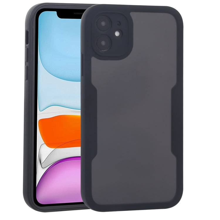 For iPhone 11 Acrylic + TPU 360 Degrees Full Coverage Shockproof Protective Case (Black) - iPhone 11 Cases by buy2fix | Online Shopping UK | buy2fix