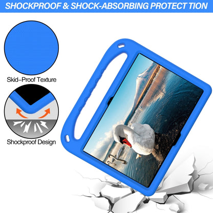 For Lenovo Tab M10 TB-X505F & TB-X605F / P10 TB-X705F Handle Portable EVA Shockproof Anti Falling Protective Case with Triangle Holder(Blue) - Lenovo by buy2fix | Online Shopping UK | buy2fix