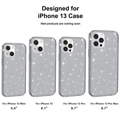 For iPhone 13 Pro Shockproof Terminator Style Glitter Powder Protective Case (Grey) - iPhone 13 Pro Cases by buy2fix | Online Shopping UK | buy2fix