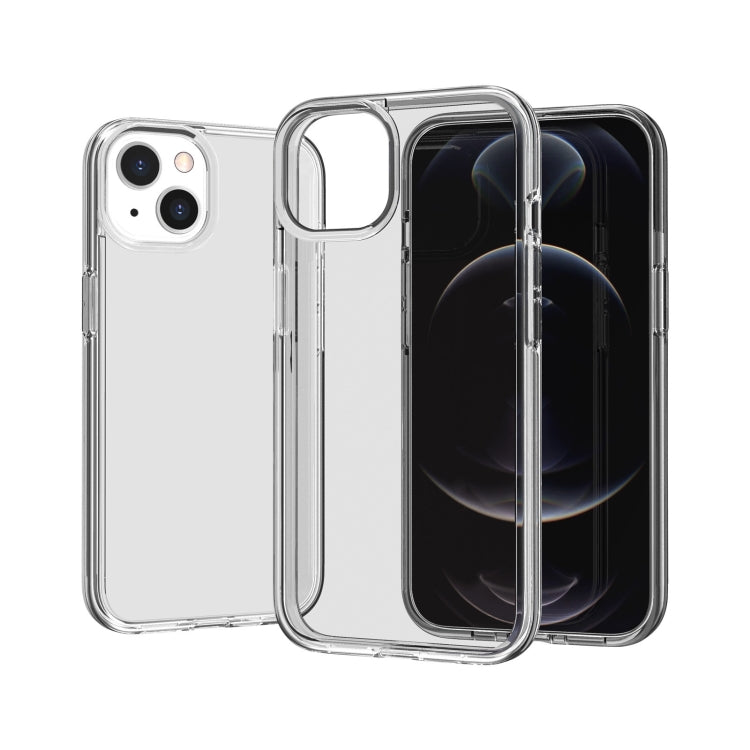 For iPhone 13 Shockproof Terminator Style Transparent Protective Case(Transparent) - iPhone 13 Cases by buy2fix | Online Shopping UK | buy2fix