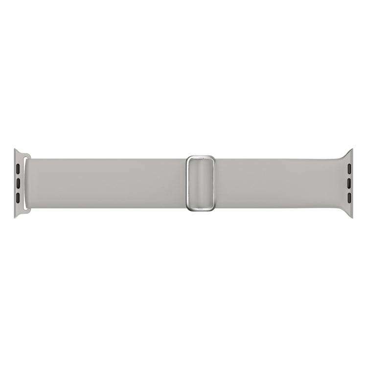 Elasticity Silicone Strap Watch Band For Apple Watch Ultra 49mm&Watch Ultra 2 49mm / Series 9&8&7 45mm / SE 3&SE 2&6&SE&5&4 44mm / 3&2&1 42mm(Grey) by buy2fix